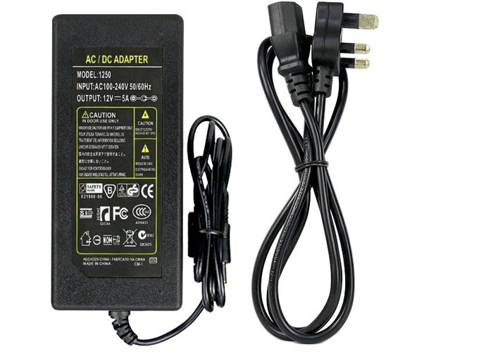 1-20042Q51102532.jpg DC 12V 5A 60W Power Supply Charger Adaptor(图4)